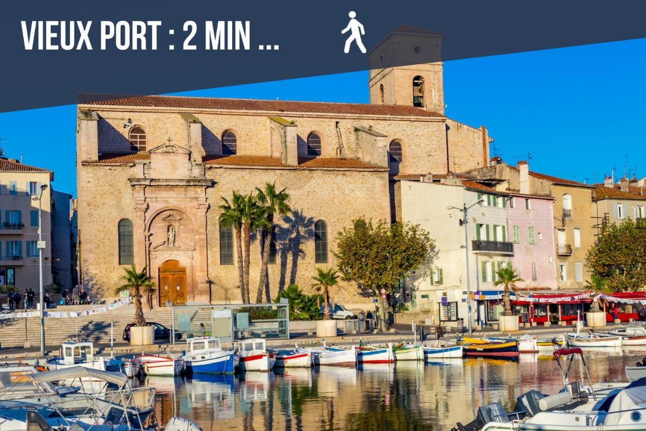 Sunny Duplex 4Pers 50M2 A 2Mn A Pieds Du Vieux Port La Ciotat Exterior foto